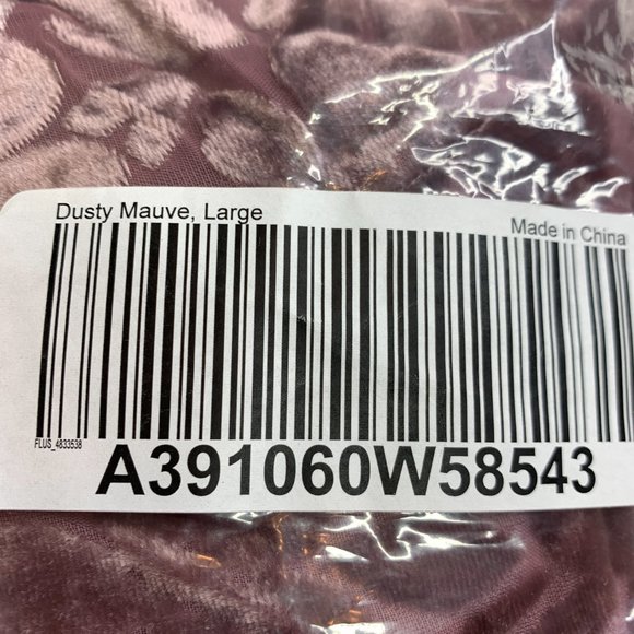 The Muses Lounge Velvet Burnout Dolman Ruched Cardigan Dusty Mauve NEW - Picture 14 of 15